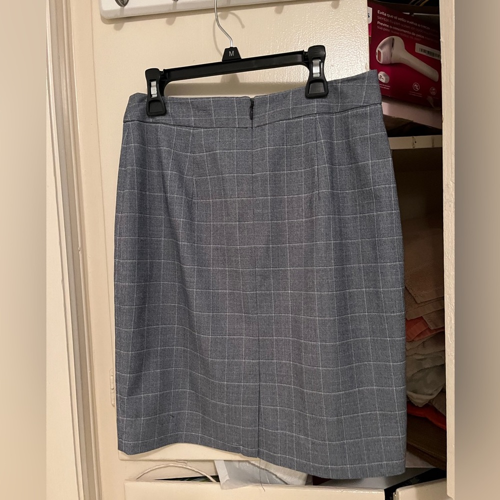 Banana republic plaid pencil skirt